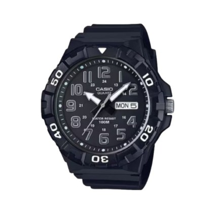 Casio General MRW-210H-1AV Black Resin Band Men Watch